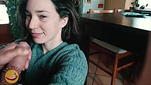 Valentine's Breakfast Turns Into Real Cock Action