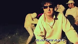 Guys fucking the music industry in a wild scene.