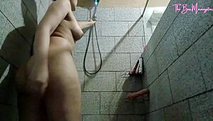 Hey, she looks innocent but turns into a total whore in lingerie!