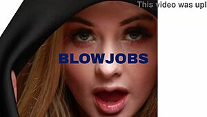 uh, sloppy blowjob from british teen, total mess on me