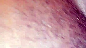 she enjoys the black dick in her shaved pussy