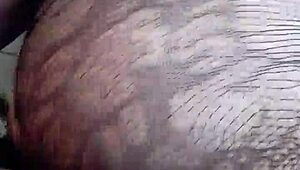 These pussy lips are holding the dick inside with natural tits on display 😏