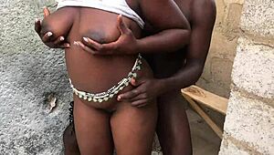 I spread my curvy ass for big black cock outdoor