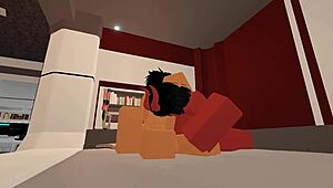 Slut Getting Fucked by Random Guy in Roblox