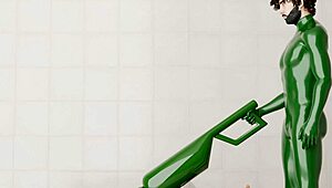 i used a rotating machine on my friend, it was kinda weird