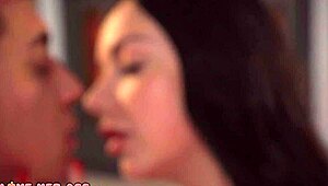 Big Tits Babe In Black Panties Gets Gently Fucked By Fireplace