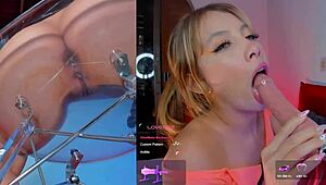 Latina Amateur Enjoys Machine Sucking