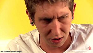 bound busty stepmom gets rough anal fucking.