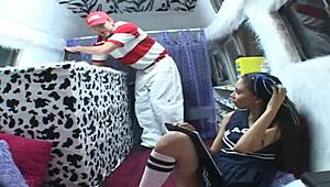 Alexis Love Licks Ice Cream Before Banging in Stockings