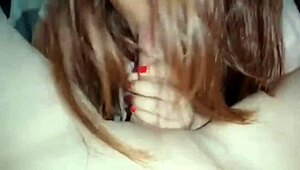 Mom Sucks Stepson's Cock Like A Whore!