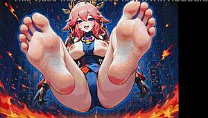 hmv vaporfeet chill track with ai-generated foot vibes