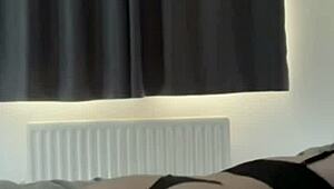 Horny British teen masturbates solo with toys