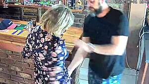 Caught wife banging pool guy on hidden cctv footage last week