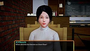 my new family 327 plays game with small tits