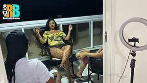 Brazilian Bull Dominates Amateur Threesome with Submissive Wife