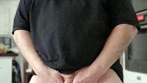 chris old man strips and talks dirty on camera