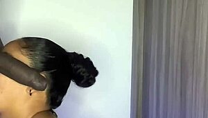 she sucks a big black cock eagerly