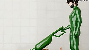 i used a rotating machine on my friend, it was kinda weird