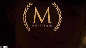 Honey Erotic Art Paul Black Masturbates in Kinky Cinema Scene