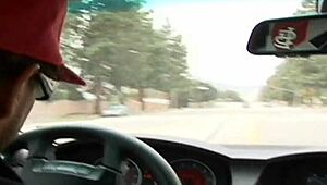 Slender pigtail teen fucks stranger, loving the dick