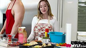 Hot milf Alaina Taylor craves cum on her bread. Watch her get pounded in pov!