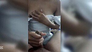 old man fucks 18-year-old girl riding his hard cock in hardcore sex