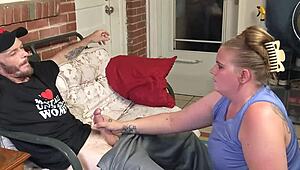 Cheating Wife Caught Giving Neighbor Blowjob and Smoking!