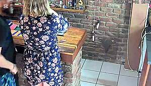 Caught wife banging pool guy on hidden cctv footage last week