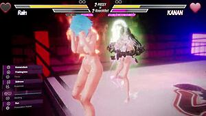 In This Lesbian Battle, Two Women Engage In Intense Fingering, Masturbation, And Assfucking.