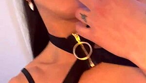 I watched that tattooed brunette orgasm hard with her dildo.