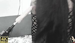 My sex machine adventure with an unexpected creamy finish