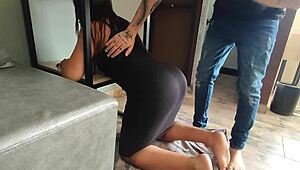 My slutty stepmom tempted me again, sorry old man!