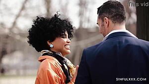 Love at first interracial fuck?