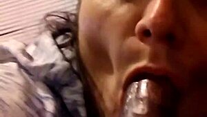 Watch this old bbw suck that young black cock