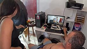 lyah silva's debut brings wild backstage action with big cock