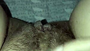 this milf has her hairy pussy open and ready