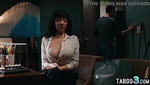 naughty latina milf seduces the big cocked director 😏