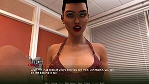 Rina's Alternative Punishment Ends With Cumshot