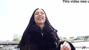 German Scout - Perfect German Latina Teen 18+ Caramella Del X Pickup for Outdoor Casting Fuck