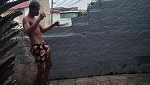 Madastra Seduces Stepson with Huge Ass for Wild Public Pool Sex