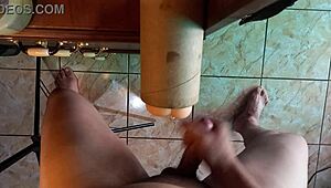 intriguing scene with rubber doll and climax