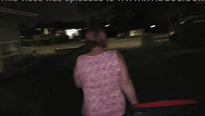 kiwi trashy milf pissed on in busy street disgrace