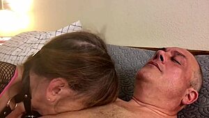 Granny Carmen Angel, the slutty gilf, deepthroats cock in wild POV action. Her oral skills shine!