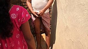 stunning bhabhi in saree gets roughly taken by devar ji