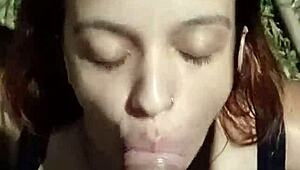 Greedy Girl Sucks Uber Driver On Street