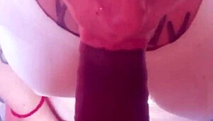 deepthroat my black cock with blonde slut lover