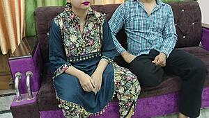 Real Indian Desi Punjabi Stepmom Helps Stepson in Rough Roleplay Sex With Audio