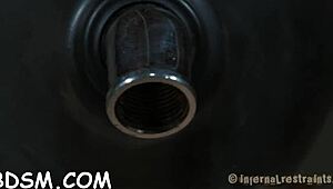 i bound the playgirl in latex in the garage, made her lick my balls and blow me in missionary 😅