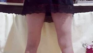 Employee with hot ass in kitchen humiliation