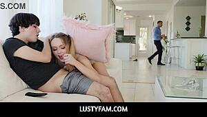 LustyFam - Stepbro Licks and Bangs Teen 18+ Stepsis Hard